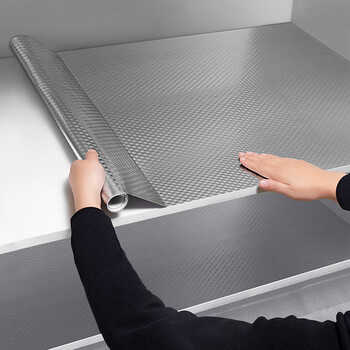 abdt厨房防油贴纸橱柜防潮自粘防水墙纸灶台防火锡箔纸铝箔纸加厚垫纸