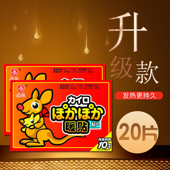 
                                        
                                        朵兰 红袋鼠保暖贴暖宝宝贴发热贴暖宝帖暖身贴（20片）                