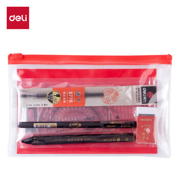 得力(deli)连中三元考试套装9件套 套尺+中性笔+替芯+涂卡笔+橡皮+2B铅笔 考试中高考专用6669 得力(deli)连中三元考试套装9件套 套尺+中性笔+替芯+涂卡笔+橡皮+2B铅笔 考试中高考专用6669
