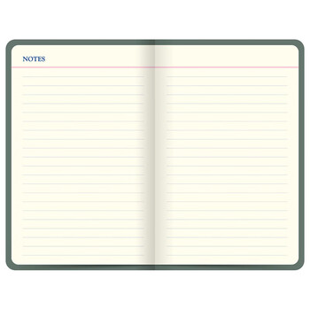 Filofax Letts联名英国记事本ICON图标定页办公学习笔记本一日一页自填日期A6中号绿色日记型内页本090138