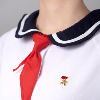 优和（UHOO）标准款少先队队徽校徽小学生别针磁扣立体款火炬队徽 别针扣5个装 0265