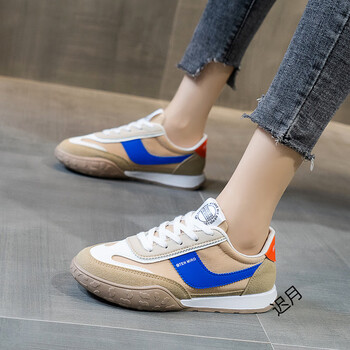 觅夕女式劳保鞋轻便带钢头女夏气砸刺穿工作鞋女士舒适卡其色35