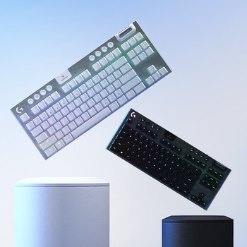罗技（G）G913TKL 无线游戏键盘 电竞键盘（T轴白色） 87键紧凑设计 无数字键盘 类茶轴 三角洲/无畏契约