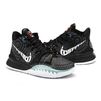 帝欧文7代南海岸官网篮球鞋五枫叶限量版地狱之火笑脸6休闲鞋 7代黑白