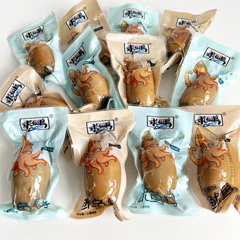 海象人求仙岛鱿鱼仔散装500g带籽墨鱼仔香辣味原味即食小装海味七夕送