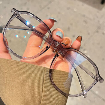 兰迪惟依 眼镜女有度数ins高颜值显脸小素颜神器防蓝光辐射黑框仙气