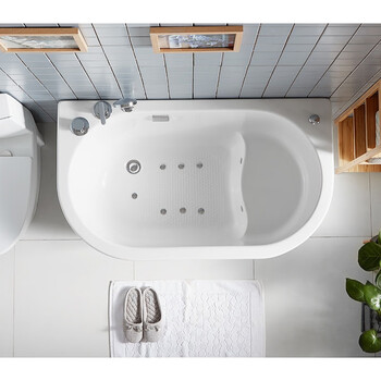 浴缸迷你小户型家用成人亚克力独立式日式坐式按摩小浴缸浴池空缸11m