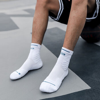 2022新款uzis篮球袜专业斗牛实战篮球袜男中筒袜子毛巾底美式精英袜