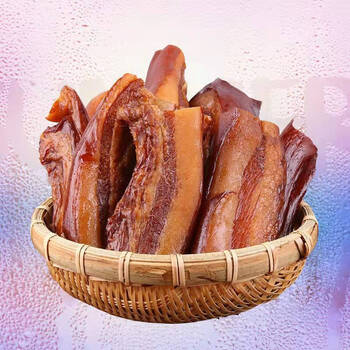 腊肉偏肥川味烟熏土猪肉后腿肉土特产农家农产品年货关注吃腊肉100g