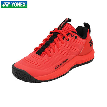 YONEX尤尼克斯羽毛球鞋yy男女款网羽鞋动力垫缓震SHTE3MAC红色 44.5