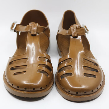 萝卜巴比解放凉鞋 猪笼鞋男士夏季鞋夏橡胶越南老式塑料复古怀旧表演