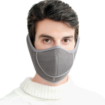 卡若登新品冬季保暖二合一时尚立体骑车防风面罩透气男女防寒遮脸口