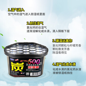 榄菊精亮 除湿盒除湿剂500ML*6盒 活性炭干燥剂吸湿盒吸湿剂防霉剂 榄菊精亮 除湿盒除湿剂500ML*6盒 活性炭干燥剂吸湿盒吸湿剂防霉剂
