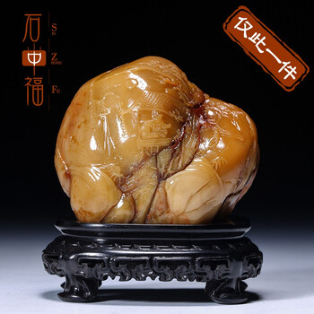 田黄石 寿山石 彫刻 寿山石田黄石价格报价行情- 京东