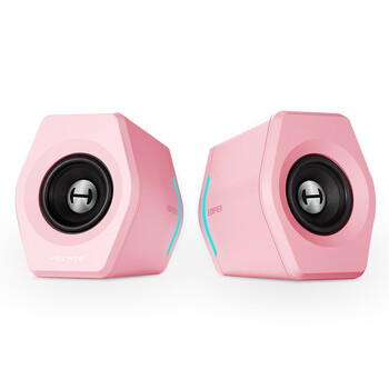 漫步者（EDIFIER）HECATE G2000蓝牙游戏音箱 2.0专业电竞桌面音响 电脑多媒体家用台式机手机低音炮礼物 粉色