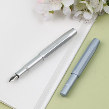 【新春礼物】Kaweco 德国卡维克  德国进口 AL系列 钢笔 铝制系列 书法练字学生礼盒套装 商务男签字笔黑色 EF