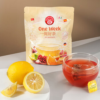 Teekanne花果茶德国进口7口味一周好茶冷热泡水果茶组合茶包15g*1袋