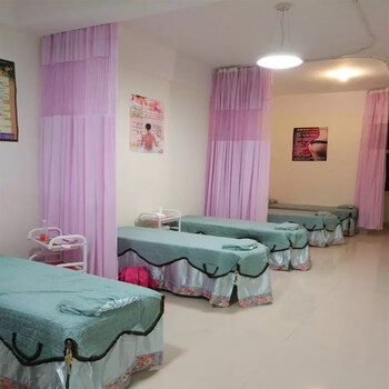 瑾鲤美容院诊室隔断床帘遮挡窗帘定制医院帘帘子养生馆隔帘诊 浅紫色