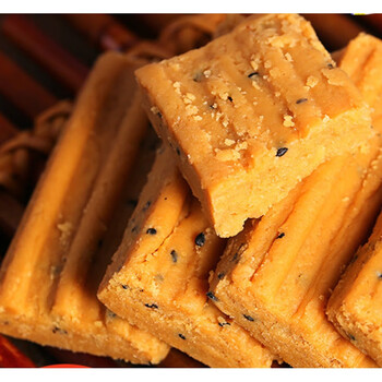 酥糖陕西白水特产贡糖茶点花生糖咸酥什锦味软贡4口味混合500g