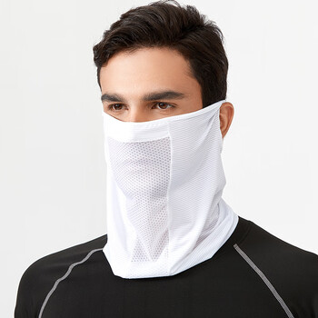 韩国高尔夫防晒面罩男士夏季薄款冰丝防晒面罩男士骑行围脖套高尔夫