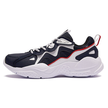 361度男鞋秋冬季新款nfo科技舒适缓震潮搭复古休闲运动鞋黑影蓝361度