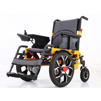 电动轮椅可折叠轻便老人残疾人智能全自动全躺四轮代步车 可折叠电动