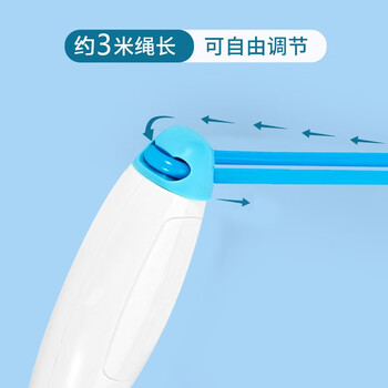 杜威克 机械计数跳绳成人健身男女运动器材专业花样比赛绳子 蓝色