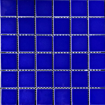 红橙黄绿蓝紫灰白金色泳池卫生间浴室地墙砖48褐蓝色亮光碧桂园泳池款