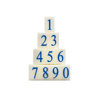 亚信NO.047（S-4） 数字组合号码印章 字母印活字印可调 自由组合价格标价号码机