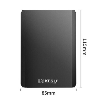 科硕 KESU 移动硬盘2TB加密金属款 USB3.0 K208 2.5英寸外接存储文件照片备份