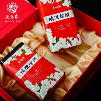 吴裕泰茶叶茉莉花茶 鸿运当头360g 浓香特种 老字号 茶叶送礼茶礼盒
