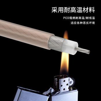 丰应子 BNC公头转BNC母头Q9转接线 RF射频连接线无线麦克风话筒天线延长线0.5米 可定制长度 FYZ-GY31Q