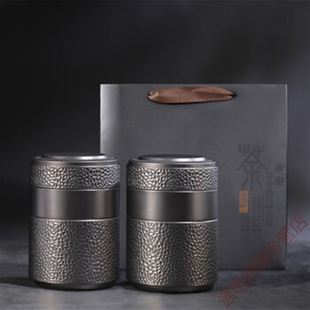 kshk茶叶罐铁罐空罐密封储存罐茶盒金属罐子白茶马口铁茶叶存茶罐茶罐