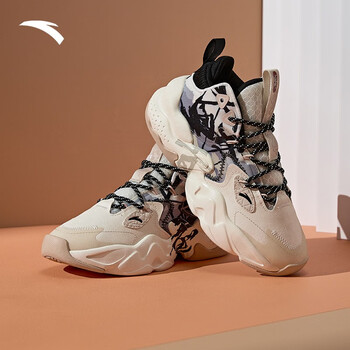 安踏休闲鞋女关晓彤同款女鞋秋冬季新款霸道威峰潮流黑色鞋子女士运动