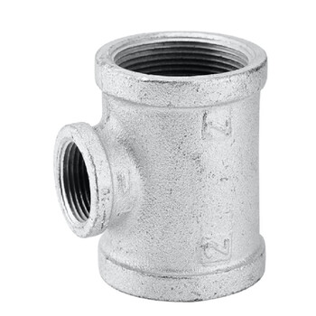 鑫亨达(xinhengda)镀锌三通热镀锌玛钢管件螺纹异径三通丝扣三通变径