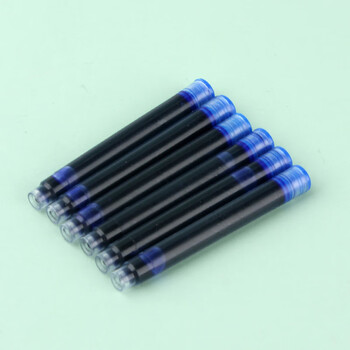 英雄（HERO）钢笔墨囊 2303B魔笔可擦口径2.6mm  6支装 蓝色