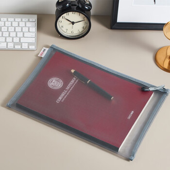 斯图(sitoo)中高考专用a4文件袋透明网格考试袋收纳文具拉链袋学生笔袋科目袋学习用品 双层灰色1个装 斯图(sitoo)中高考专用a4文件袋透明网格考试袋收纳文具拉链袋学生笔袋科目袋学习用品 双层灰色1个装