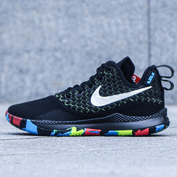 【现货】 耐克nike lebron witness詹姆斯黑白实战团队篮球鞋ao42-009