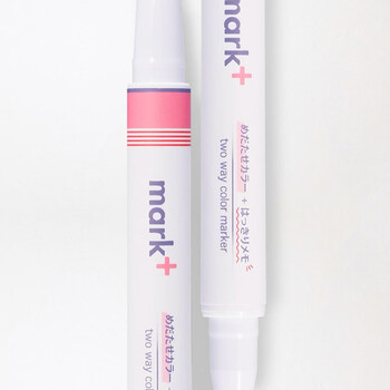 国誉(KOKUYO)进口mark+彩色荧光笔 学生用划重点标记记号笔 双头粉色 1支装PM-MT200P 国誉(KOKUYO)进口mark+彩色荧光笔 学生用划重点标记记号笔 双头粉色 1支装PM-MT200P