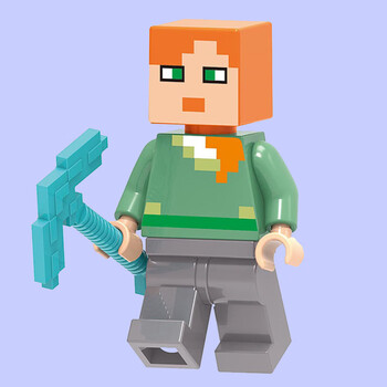 我的世界手办 我的世界积木凋零骷髅人玩具公仔游戏兼容末影人 1569