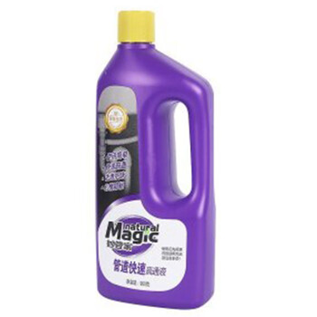 妙管家（Magic natural）管道快速疏通液 960g/瓶 液态配方 轻松挂壁 去堵更快速