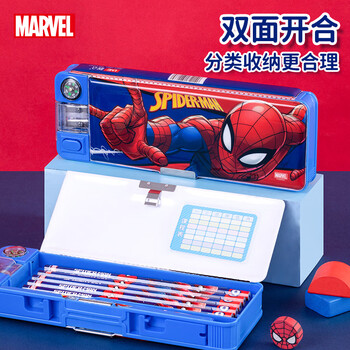 迪士尼(Disney)文具套装 漫威绘画文具礼盒 1-3年级小学生开学大礼包学习用品套装生日礼物男孩 漫威E0339A 迪士尼(Disney)文具套装 漫威绘画文具礼盒 1-3年级小学生开学大礼包学习用品套装生日礼物男孩 漫威E0339A