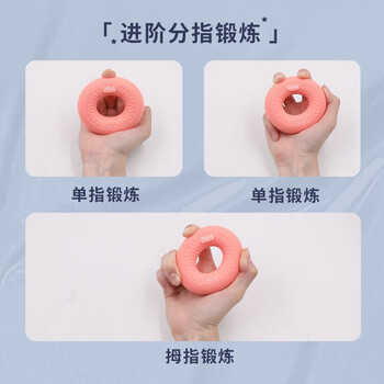 PROIRON普力艾 筋膜球三件套 花生球握力圈足底按摩颈膜球 鸟巢纹款蓝色