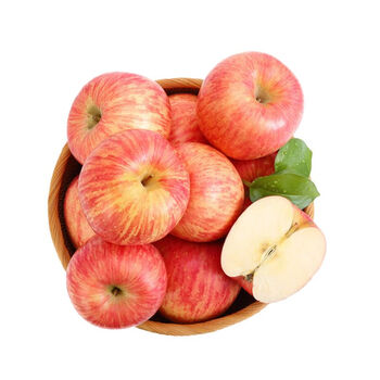 果淳乐陕西正宗条纹红富士洛川大苹果特级新鲜水果  年货节送礼 75mm