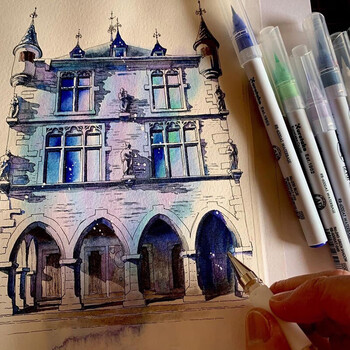 吴竹(KURETAKE)ZIG软尖笔水彩笔马克笔勾线笔36色套装RB-6000AT/36V 吴竹(KURETAKE)ZIG软尖笔水彩笔马克笔勾线笔36色套装RB-6000AT/36V