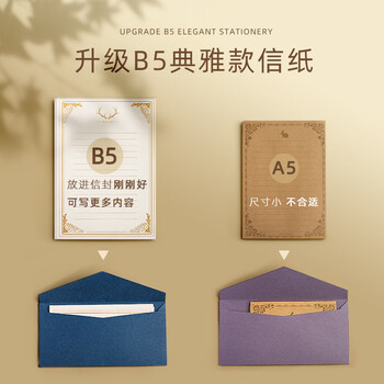 金值信封信纸套装 精美古风明信片贺卡生日礼物高级烫金文艺礼品表白情书信笺邀请函 简约款 金值信封信纸套装 精美古风明信片贺卡生日礼物高级烫金文艺礼品表白情书信笺邀请函 简约款