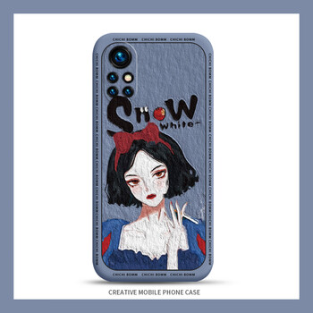 颖士油画在逃白雪公主华为nova8手机壳pro全包镜头nova8se液态硅胶