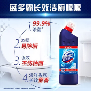 蓝多霸 洁厕灵 沧海星光香 500g+100g除菌洁厕啫喱 洁厕液 