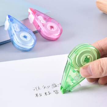 TANOSEE乐如诗 便携装修正带 强吸附力保护盖一体型涂改带改正带修正贴文具套装4.2mm*8m绿色3个TS-CR-904 TANOSEE乐如诗 便携装修正带 强吸附力保护盖一体型涂改带改正带修正贴文具套装4.2mm*8m绿色3个TS-CR-904