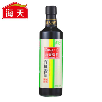 海天酱油生抽特级有机酱油480ml中华老字号480ml1瓶